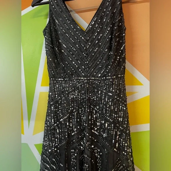 Adrianna Papell Sequin Dress - Picture 3 of 14